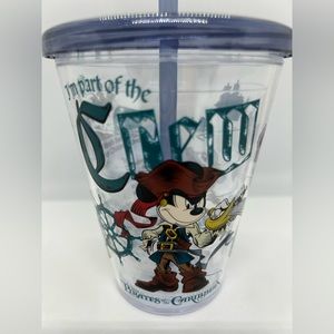 Disney Parks Pirates of the Caribbean Mickey & Friends Tumbler, NWT.